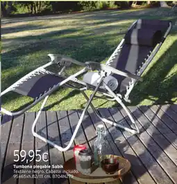 Cadena88 Tumbona plegable Sabik oferta