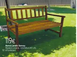 Cadena88 Banco jardín Samay oferta