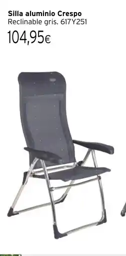 Cadena88 Silla aluminio Crespo oferta