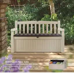 Cadena88 Banco-arcón Keter Edén oferta