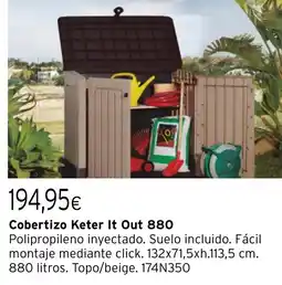 Cadena88 Cobertizo Keter It Out 880 oferta