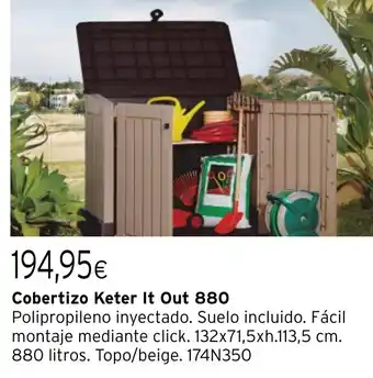 Cadena88 Cobertizo Keter It Out 880 oferta