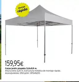 Cadena88 Carpa jardín plegable oferta