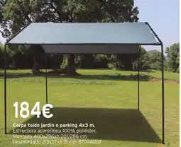 Cadena88 Carpa toldo jardín o parking oferta