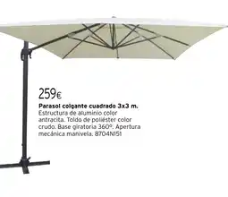 Cadena88 Parasol colgante cuadrado oferta