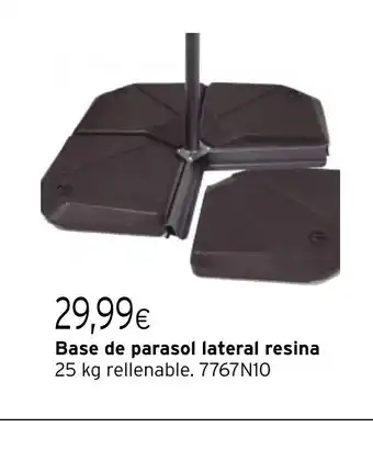 Cadena88 Base de parasol lateral resina oferta
