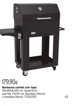 Cadena88 Barbacoa carbón con tapa oferta