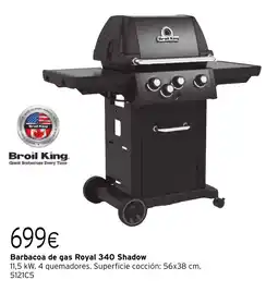 Cadena88 Barbacoa de gas Royal 340 Shadow oferta