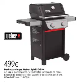 Cadena88 WEBER Barbacoa de gas Weber Spirit E-210 oferta