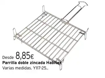 Cadena88 Parrilla doble zincada Habitex oferta