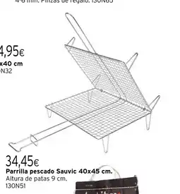 Cadena88 Parrilla pescado Sauvic oferta
