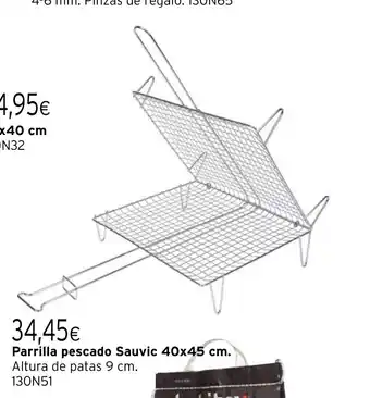 Cadena88 Parrilla pescado Sauvic oferta