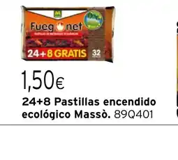 Cadena88 24+8 Pastillas encendido ecológico Massò oferta