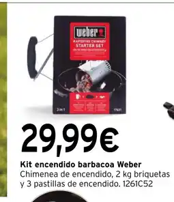 Cadena88 WEBER Kit encendido barbacoa oferta