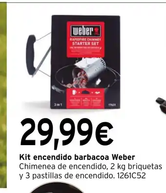 Cadena88 WEBER Kit encendido barbacoa oferta