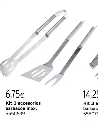 Cadena88 Kit 3 accesorios barbacoa oferta