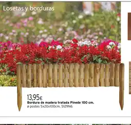 Cadena88 Bordura de madera tratada Pinede oferta