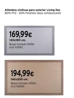 Cadena88 Alfombra vinílicas para exterior Living Dec oferta