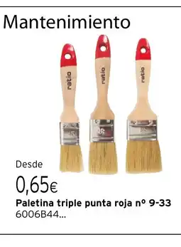 Cadena88 Paletina triple punta roja nº 9-33 oferta