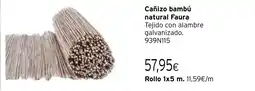 Cadena88 Cañizo bambú natural Faura oferta
