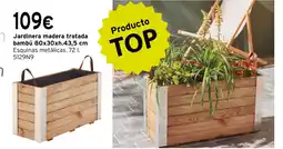 Cadena88 Jardinera madera tratada bambú oferta