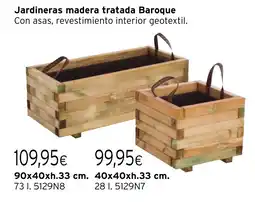 Cadena88 Jardineras madera tratada Baroque oferta