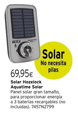 Cadena88 Solar Hozelock Aquatime Solar oferta