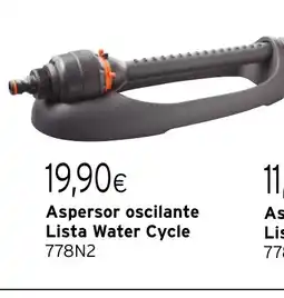 Cadena88 Aspersor oscilante Lista Water Cycle oferta