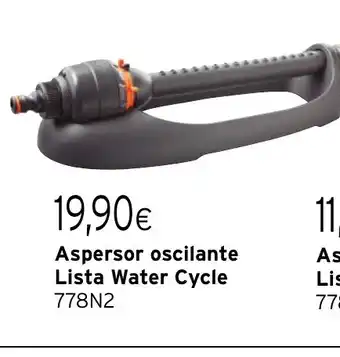 Cadena88 Aspersor oscilante Lista Water Cycle oferta