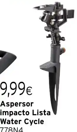 Cadena88 Aspersor impacto Lista Water Cycle oferta