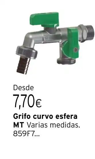 Cadena88 Grifo curvo esfera MT. oferta