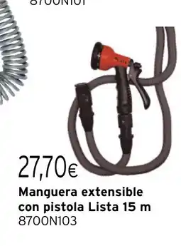 Cadena88 Manguera extensible con pistola Lista 15 m oferta