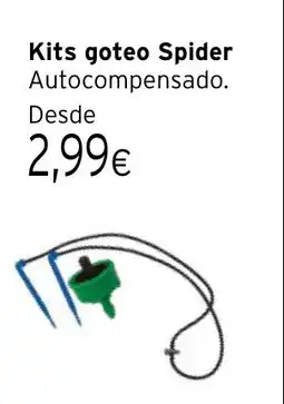 Cadena88 Kits goteo Spider oferta