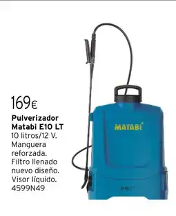 Cadena88 Pulverizador Matabi E10 LT oferta