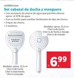 Lidl Set cabezal de ducha y manguera oferta