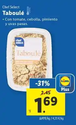 Lidl Chef Select Taboulé oferta