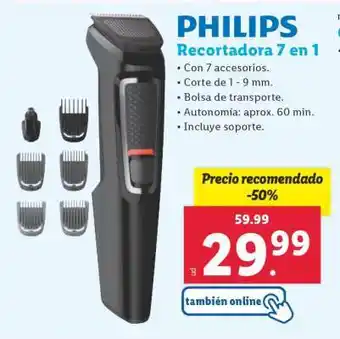 Lidl PHILIPS Recortadora 7 en 1 oferta