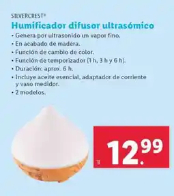 Lidl Humificador difusor ultrasónico oferta