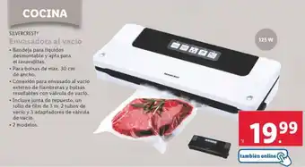 Lidl SILVERCREST Envasadora al vacío oferta