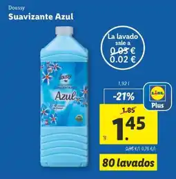 Lidl Doussy Suavizante azul oferta