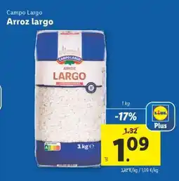 Lidl Arroz largo oferta