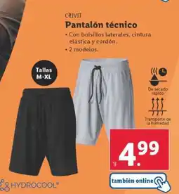 Lidl Pantalón Técnico oferta