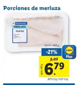 Lidl Porciones de merluza oferta