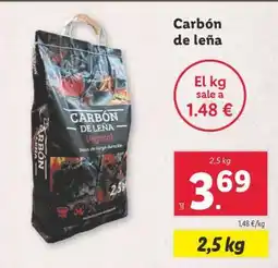 Lidl Carbón de leña oferta