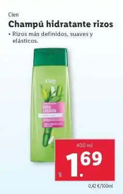 Lidl Champú hidratante rizos oferta