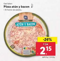 Lidl Pizza atún y bacon oferta