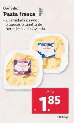 Lidl Pasta fresca oferta