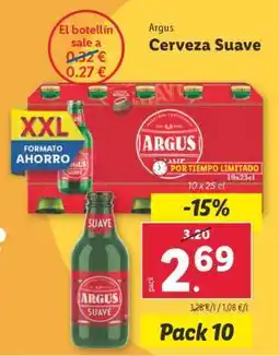 Lidl Cerveza Suave oferta