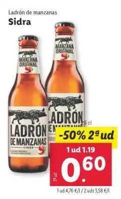 Lidl LADRÓN DE MANZANAS oferta