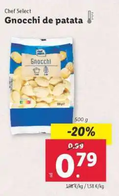 Lidl Chef Select Gnocchi de patata oferta